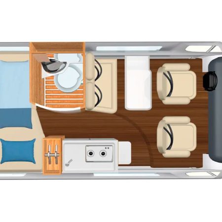 Hymer Free 540 Blue Evolution (plànol)